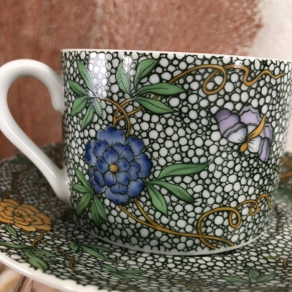 The Haldon Group Parakeet Cup and Saucer Excellent Condition Retired - Picture 4 of 6